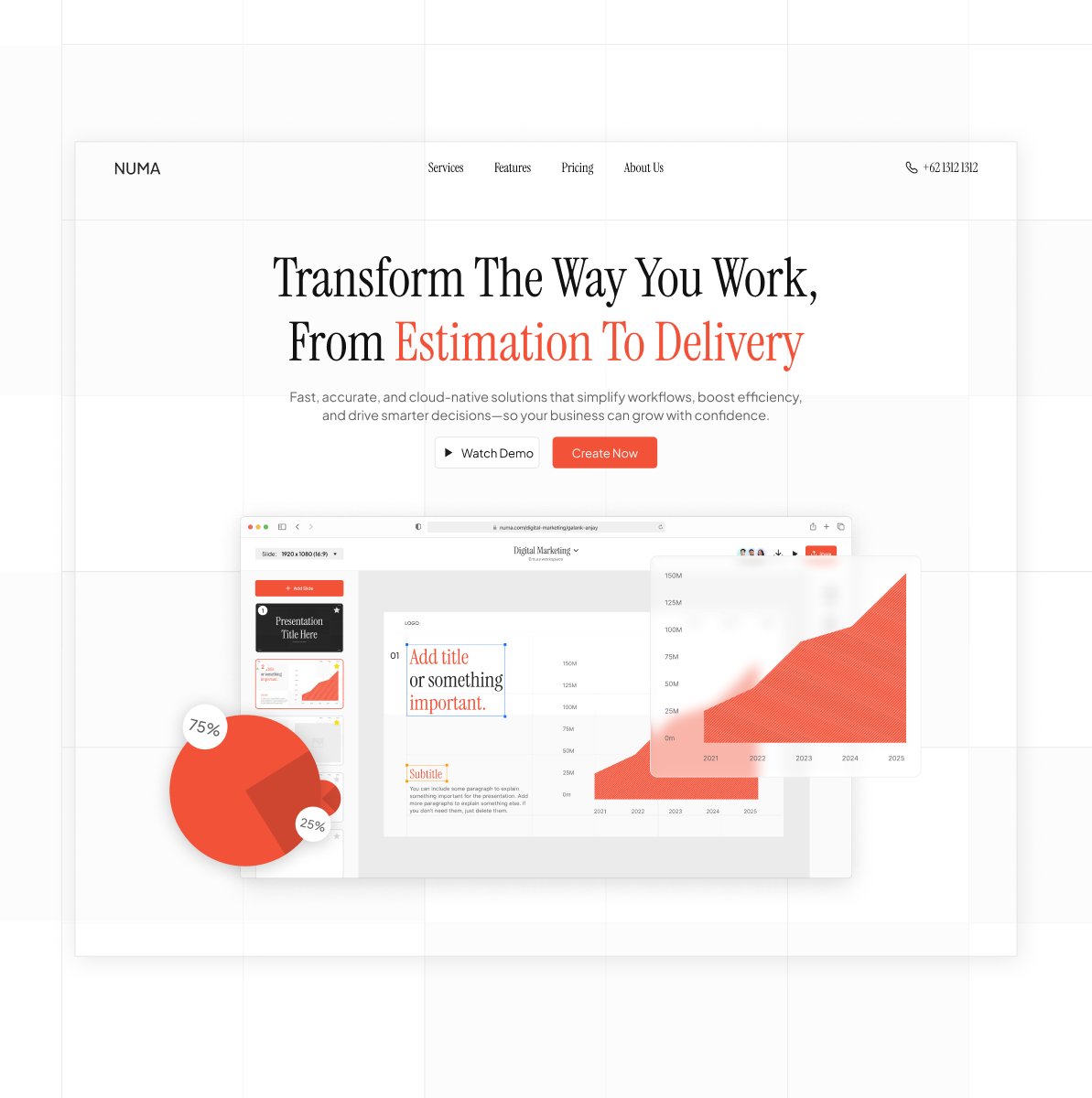 EmuraStudio's tweet photo. Transform the way you work  from estimation to delivery 🚀
NUMA helps teams simplify workflows, boost efficiency, and grow with confidence.

#DigitalGrowth #Workflow #NUMA #ProductDesign #UIDesign https://t.co/oR55RcZ7Ht