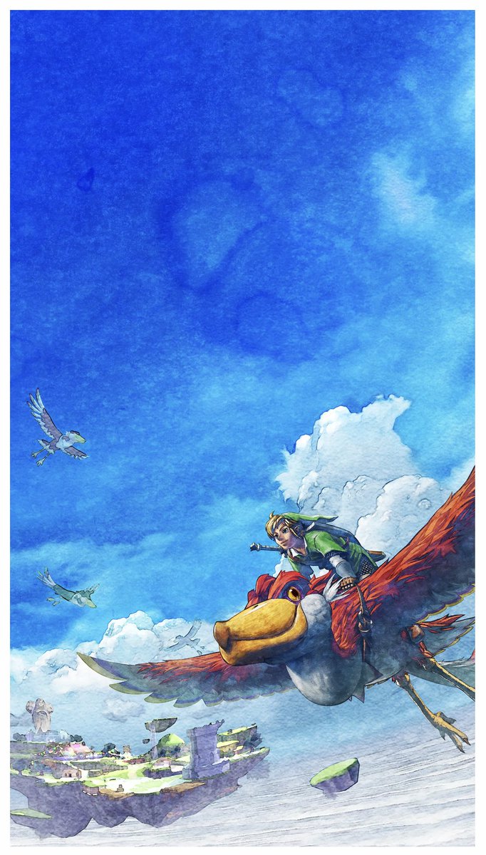 Stealth40k's tweet image. The Legend of Zelda: Skyward Sword Key Art from Nintendo Today!
Skyward Sword had some of the best dungeons and bosses in the entire series.