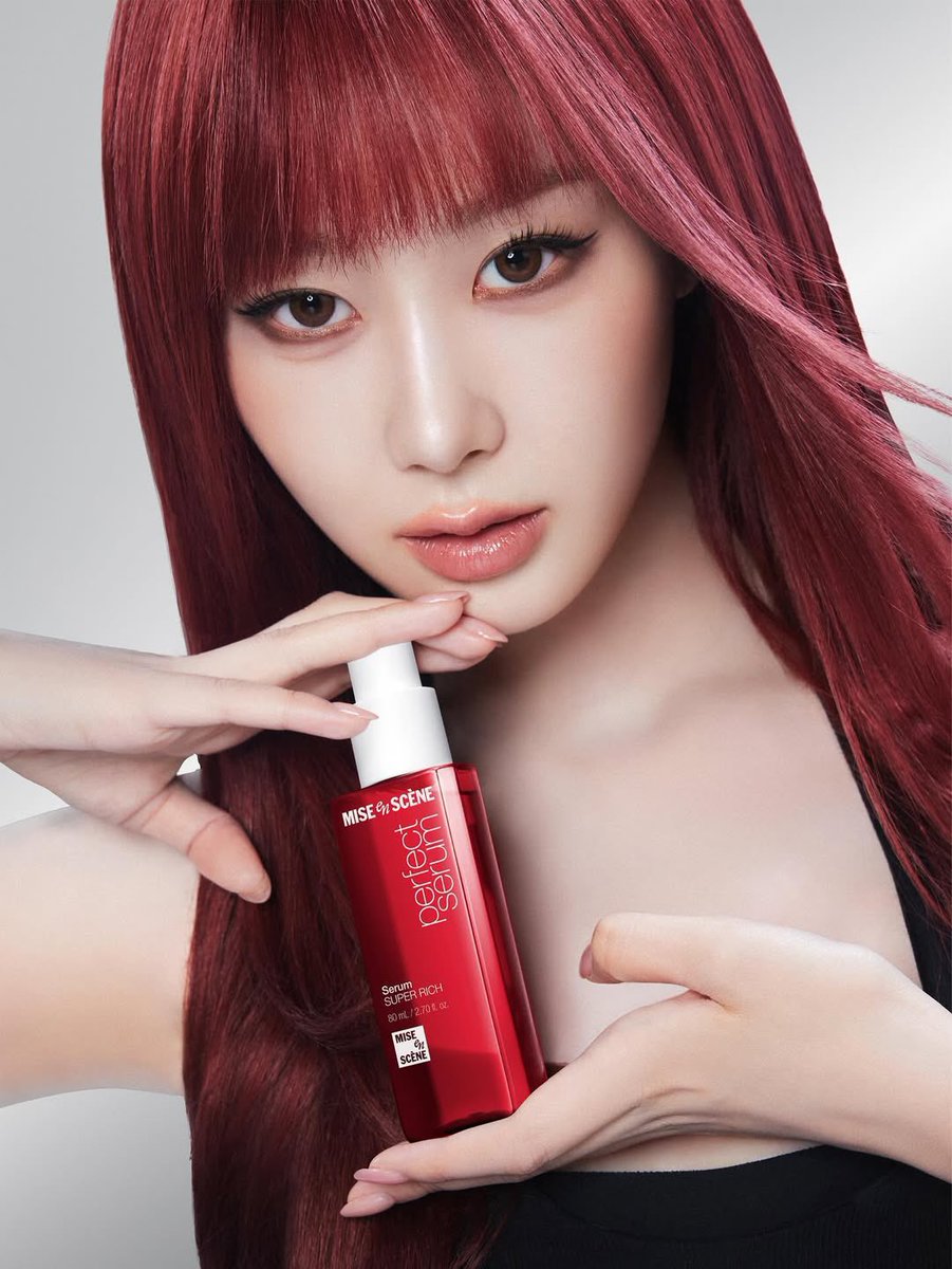 251001 จีเซลสำหรับผลิตภัณฑ์ Mise En Scene ‘Perfect Super Rich Serum’ ค่ะ ❤️

#GISELLE #지젤 #aespa #에스파