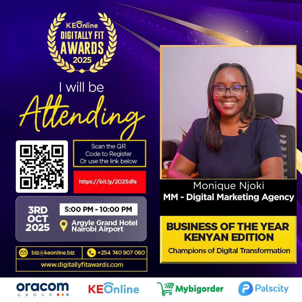 Joymugom's tweet photo. Counting down to the biggest digital celebration . @MM_DigitalKenya will be represented at the #DigitallyFitAwards. Join us: https://t.co/ErpgngHJxG
President Ruto
Safaricom
WhatsApp
Terry Mbaika https://t.co/aHCRe63AXd