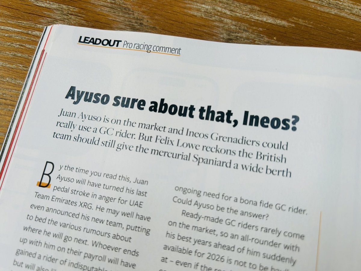 saddleblaze's tweet image. Also includes my (now slightly out-of-date but no less prescient) column on why Ineos Grenadiers should stay clear of Juan Ayuso plus Trevor Ward’s words of wisdom on ‘motonormativity’ told through the prism of new active travel measures in Arbroath and thwarted North Sea swims…