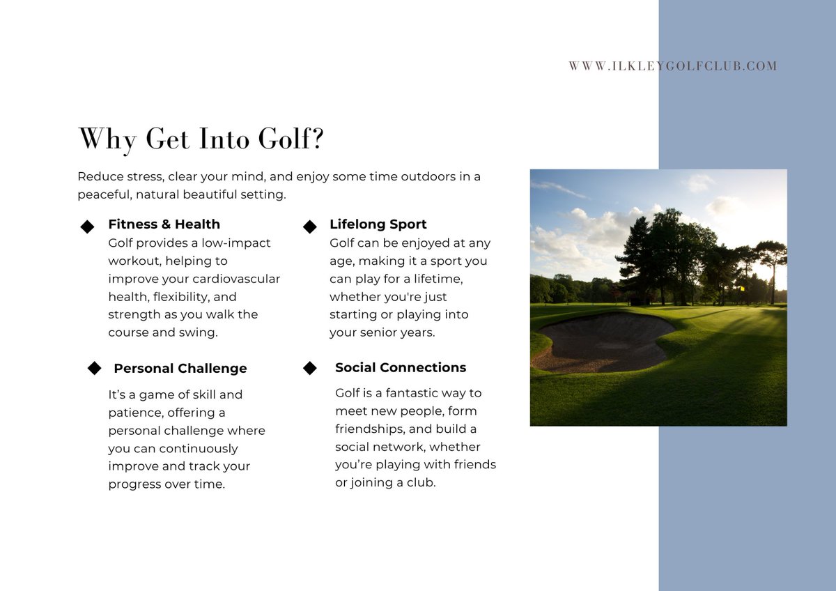 Great news for ladies who want to get into golf.

Our Ladies Beginner Golf, winter programme, is now open.
If you’re interested, please get in touch with a member of our friendly Professionals team on 01943 600214

#LadiesGolf #GolfBeginners #LearningGolf #GolfTuitionforBeginners