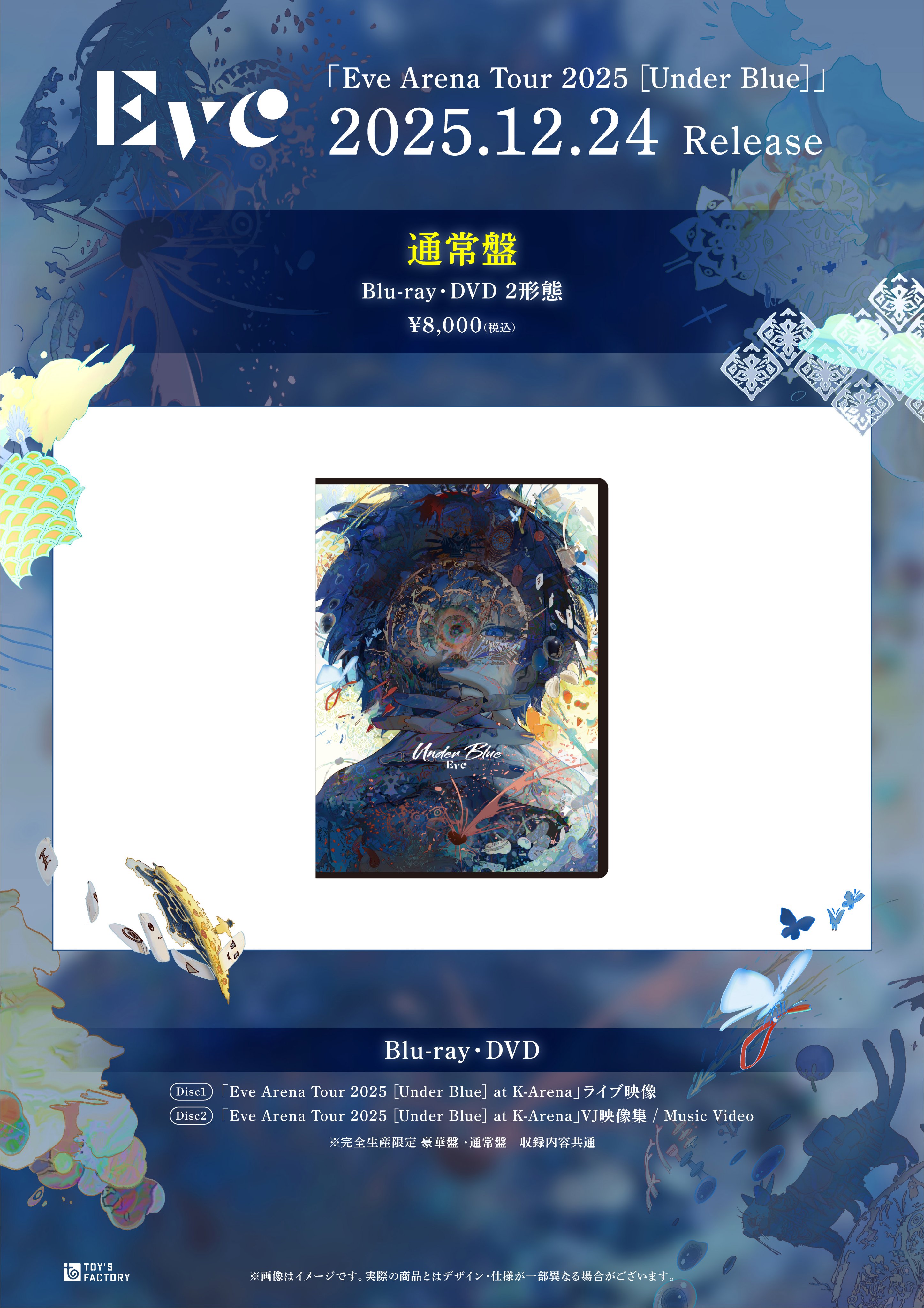 Eve Under Blue 横浜公演 落下物など Eve Under Blue 横浜公演 落下物など