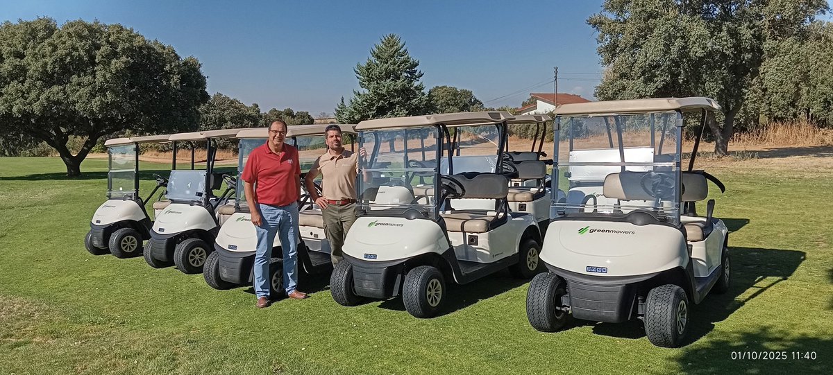 ¡Renovamos la flota!
Cambiamos coches con baterías de plomo por vehículos con batería de litio. 
Gracias a <a href="/greenmowers_es/">Green Mowers Espańa</a> por su celeridad en la gestión