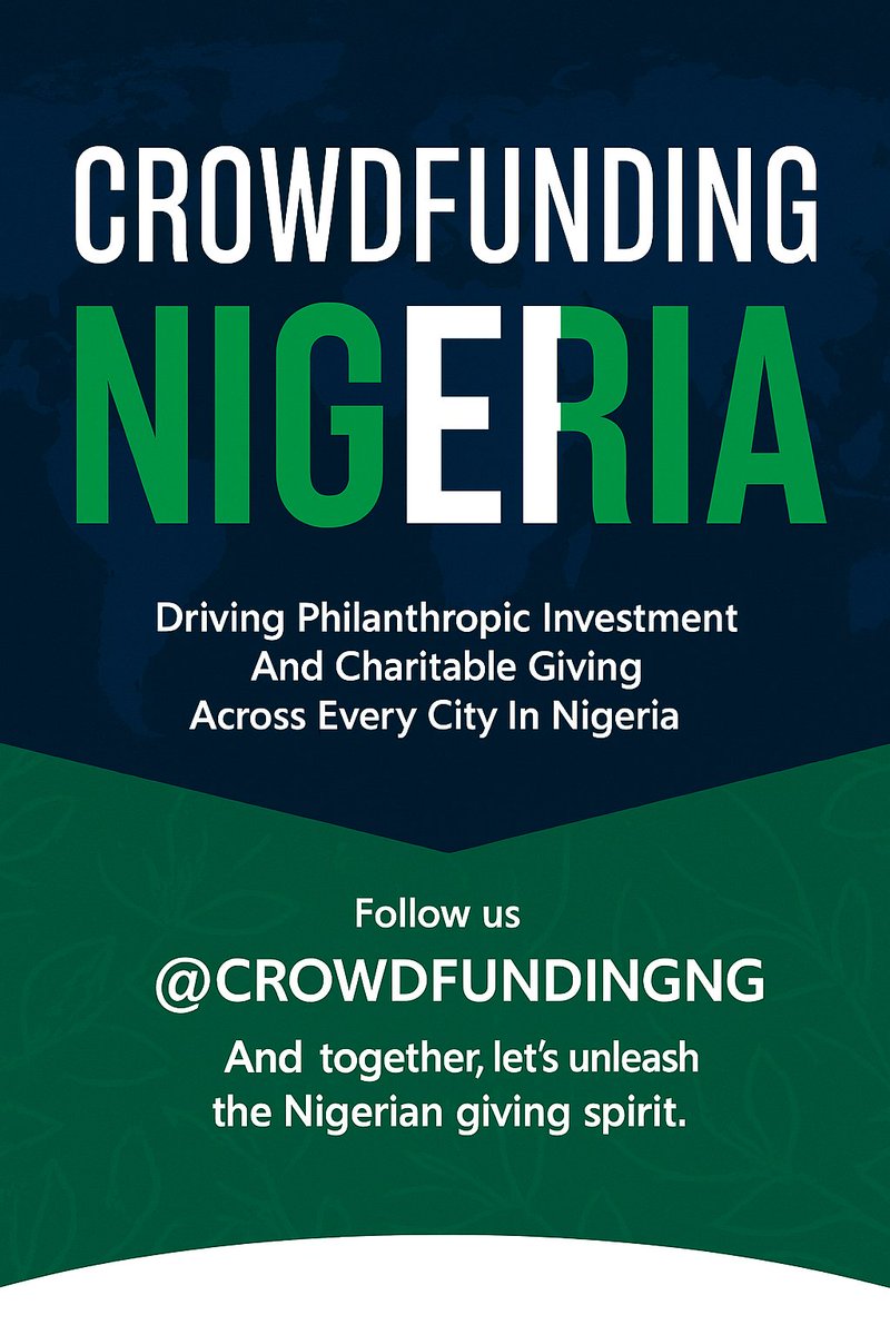 Crowdfunding Nigeria ~ 2025 tweet media