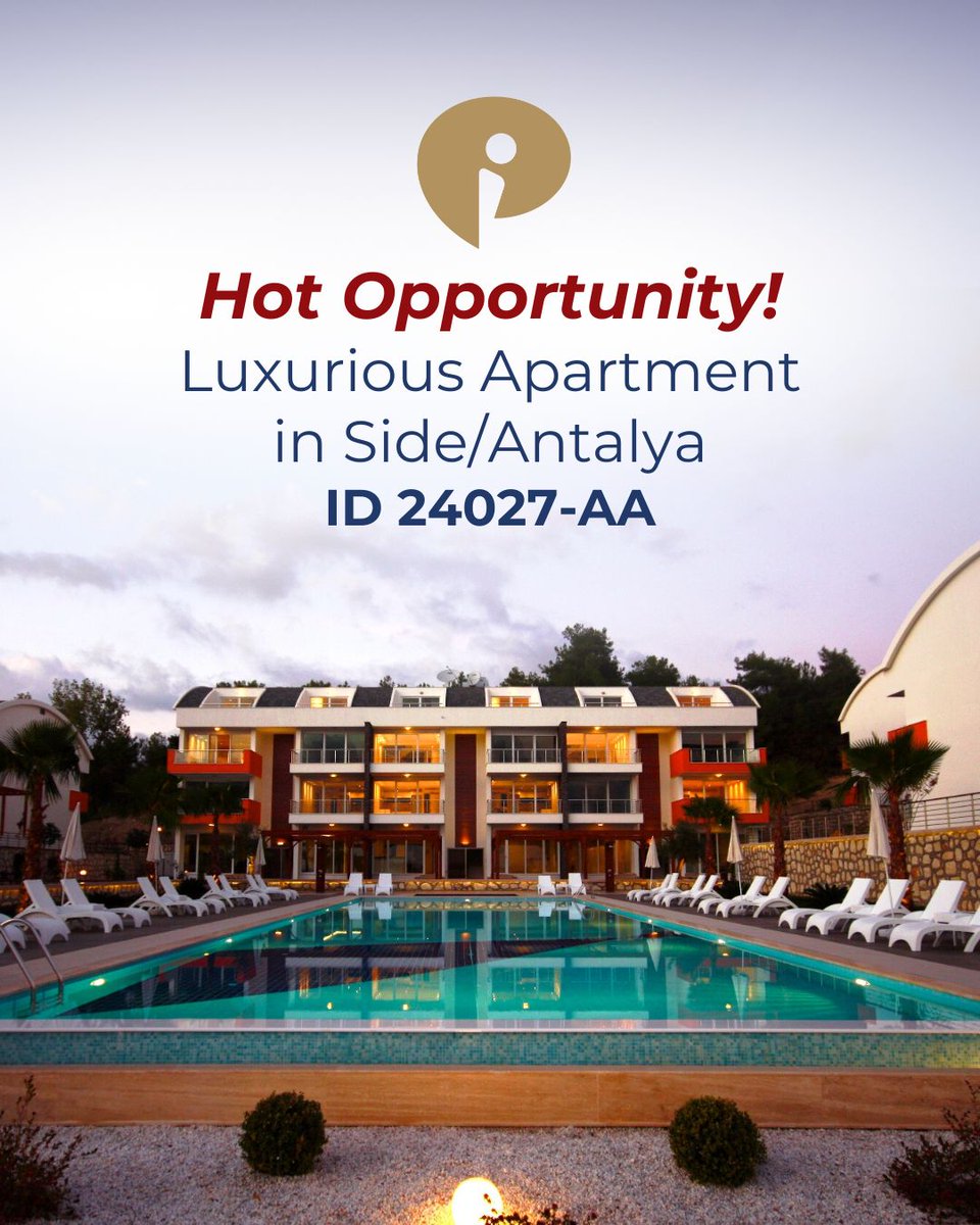 Idealestatescom's tweet photo. 🔥 Urgent Sale – Hot Offer! 🔥Step into your dream lifestyle with this luxurious 2-bedroom apartment in Side, Antalya — and act fast, because this is a rare chance you don’t want to miss. Property ID 24027-AA: https://t.co/fi68kuVauF. #RealEstate https://t.co/9hbiiV6gDH