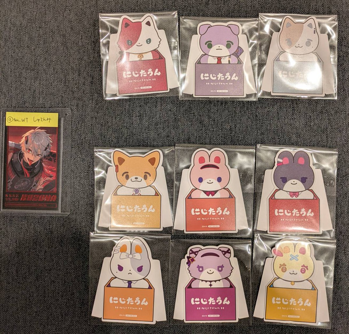 ten_WT's tweet photo. 【譲渡】🌈🕒にじさんじ ノスタルジアコレクション 2025 ランダムコレクションカード コレクションカード コレカ   D  グループ  

譲→画像1-2枚目 
求→定価＋送料（特典は各300）

※条件等1枚目ALT参照
※paypay送金・銀行振込
※千葉手渡し可（要相談）

お気軽にお声掛けください。 https://t.co/N13ws6CP6I