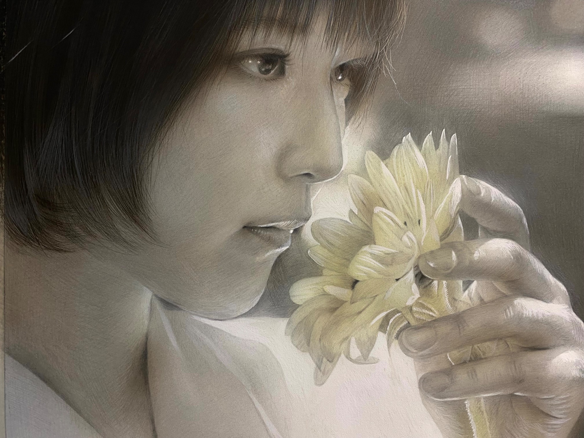 絵画、飛び出したエンジェル happypatch_et-240