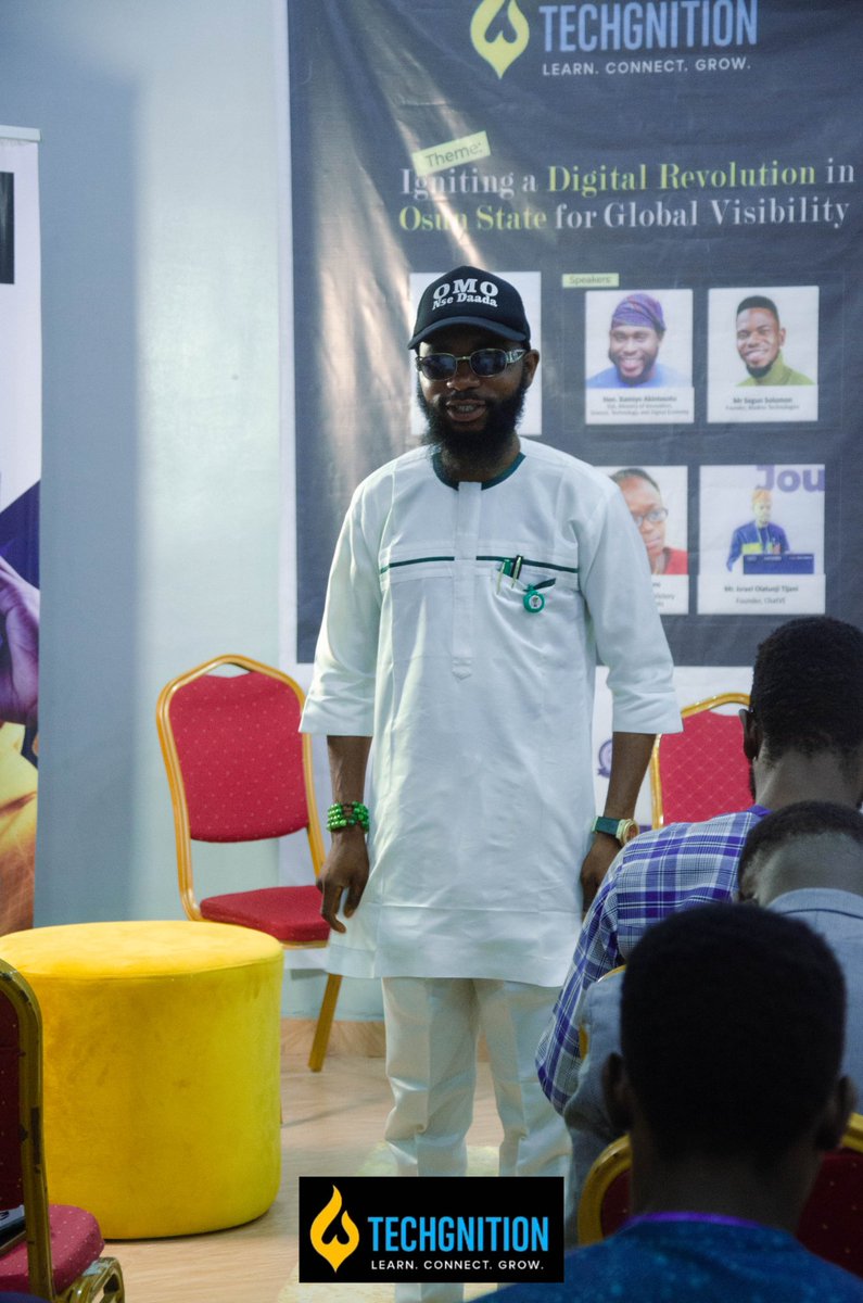 techgnition's tweet image. We extend our heartfelt gratitude to our Master of Ceremony, @babawalepopoola  whose energy, wit, and charisma kept the entire Techgnition 1.0 experience alive and engaging.

Thank you, Hon. Babawale Popoola for making the conference flow effortlessly.