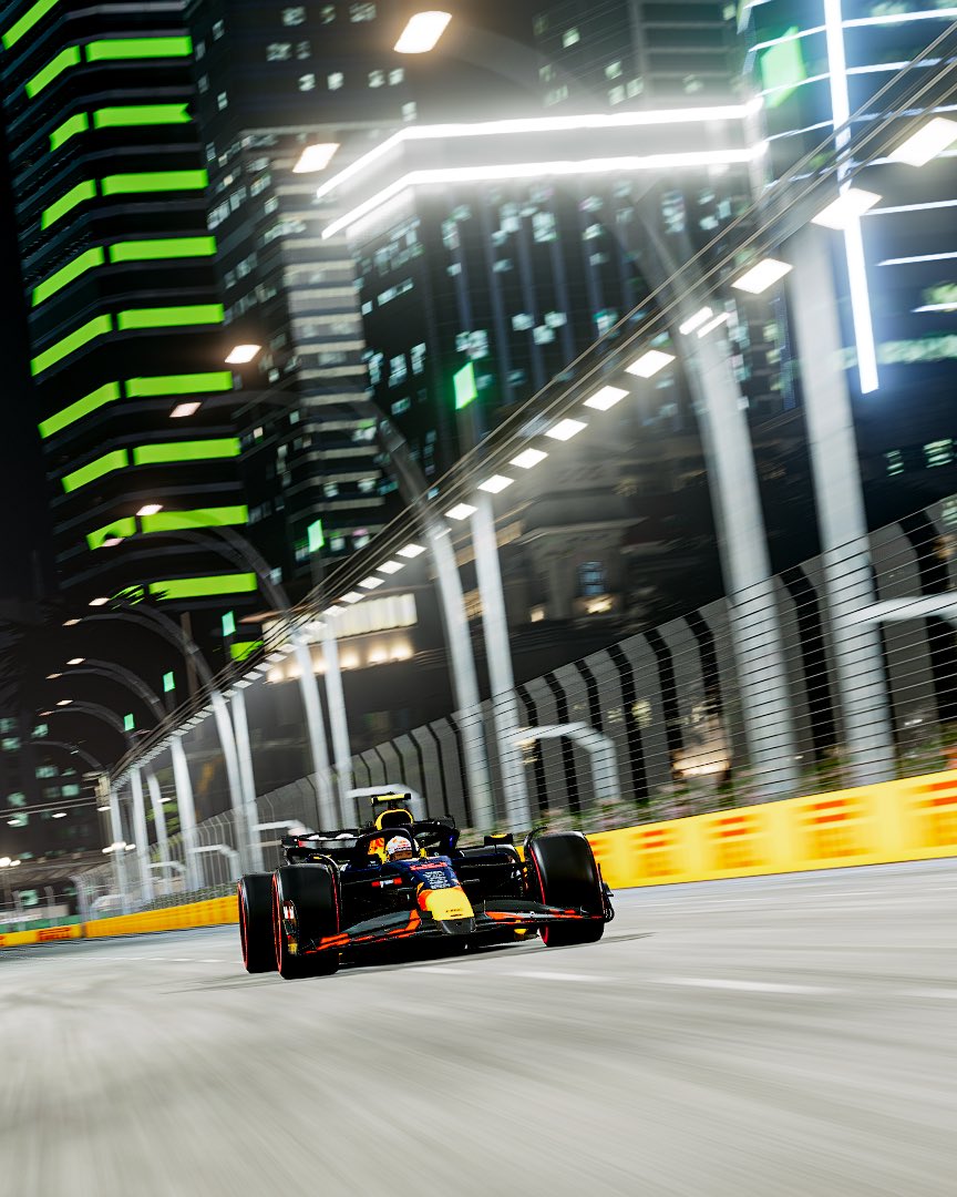 redbullsimrace's tweet photo. Under the 🌛 in 🇸🇬?

How will Yuki and Max perform this week? 🤔 https://t.co/pBbtj9Zr1A