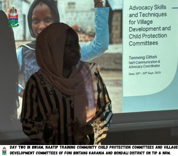 NaatipG's tweet photo. We have successfully concluded the two-day training in Foni Bwiam for Community Child Protection Committees and Village Development Committees of Foni Bintang Karanai and Bondali. https://t.co/TD2C67E81d
