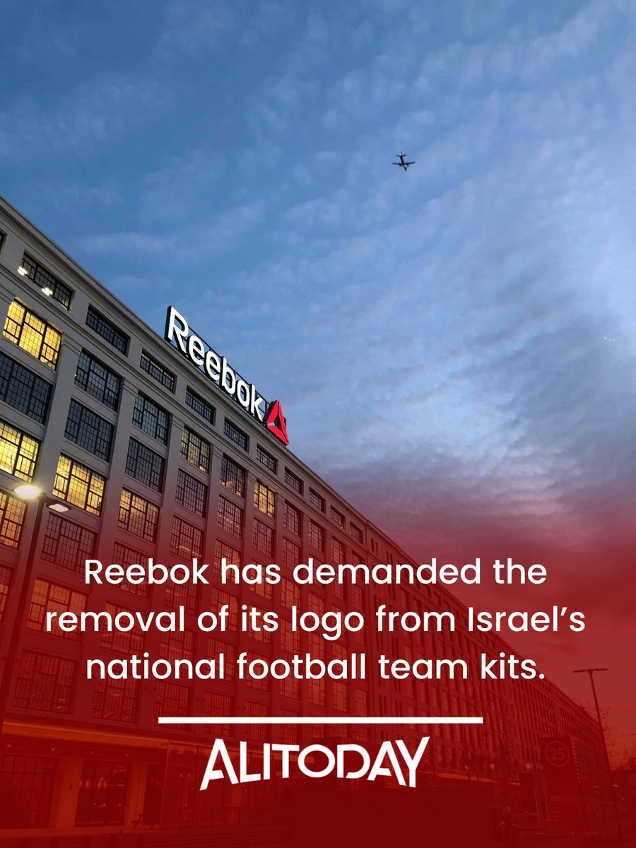 Reebok has demanded the removal of its logo from Israel’s national football team kits, according to Israeli media reports.

The sportswear giant has asked Israel’s football federation to stop using its branding on the national team uniforms.

#Reebok #Israel #Palestine #Gaza
