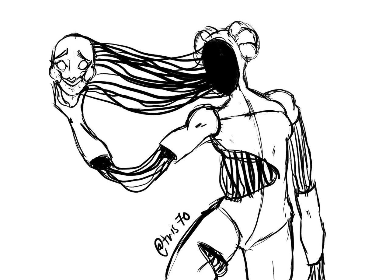 Last 2 monster followers OCs for rendering on this week's stream! 
Thanku Tris70, and patientspooky for submitting your OCs! o(^o^)o
#wip #darkart #artmoots #ArtistOnTwitter