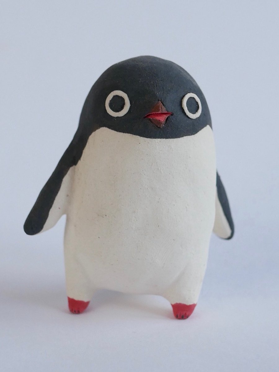 ペンギン アンティーク木製スカンディアペンギン❤︎マウイ島ラハイナ