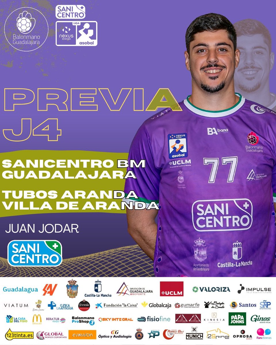 ✍️🏻 Mañana es jueves de previa y volvemos a Sanicentro para atender a los medios y hablar sobre cómo se encuentra el equipo, física y anímicamente, antes del choque de este domingo 🎙

🗣 Esta jornada sera <a href="/jodar31/">Juan Jodar</a> quien ponga voz al vestuario 💜

Toda la info, mañana en la web 🖱