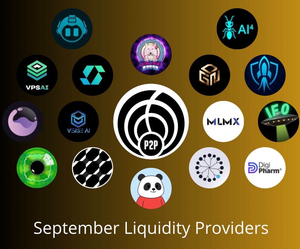 Crypt0pi0neer's tweet image. A little #P2P recap from September. 

We were happy to welcome 16 new projects as liquidity providers on our #exchange. 

Together with all other providers our exchange had a monthly volume of 1.1millon dollar. 👏🏻 

1% of this will flow back to our #Dao’s treasury for future…