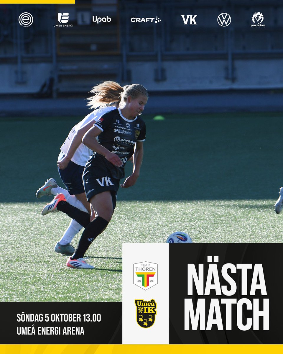 Derby på söndag! ⚽️

<a href="/_Elitettan/">Elitettan</a> <a href="/Umeaenergi/">Umeå Energi</a> <a href="/PdxInteractive/">Paradox Interactive</a>
