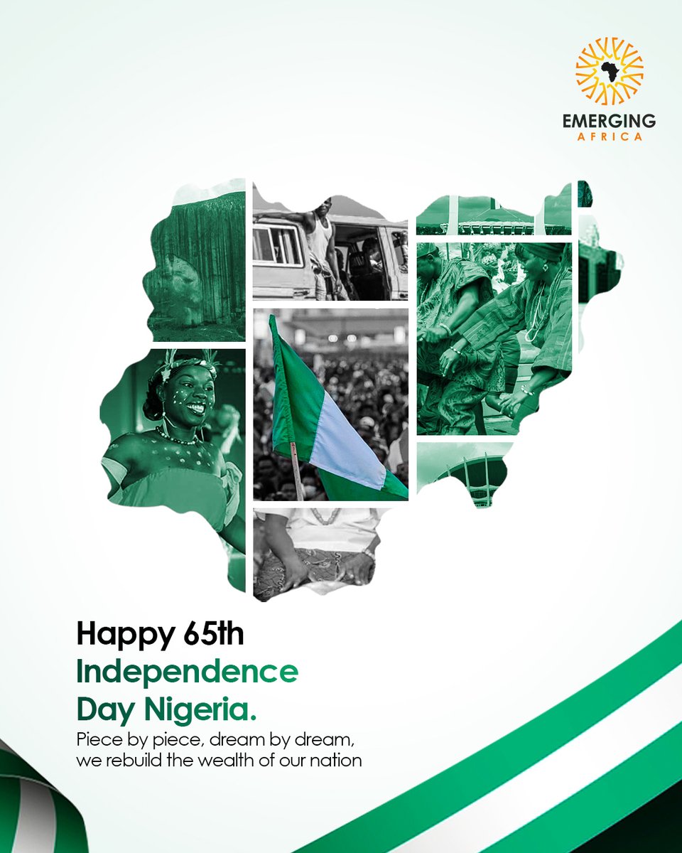EACapitalGroup's tweet photo. Emerging stronger. Emerging brighter. Emerging united in purpose.
This is the Nigeria we believe in. πβ¨
#independenceday2025 #October1st #Celebrating65 #Uptober #WelcometoQ4 https://t.co/p823bIEdWc