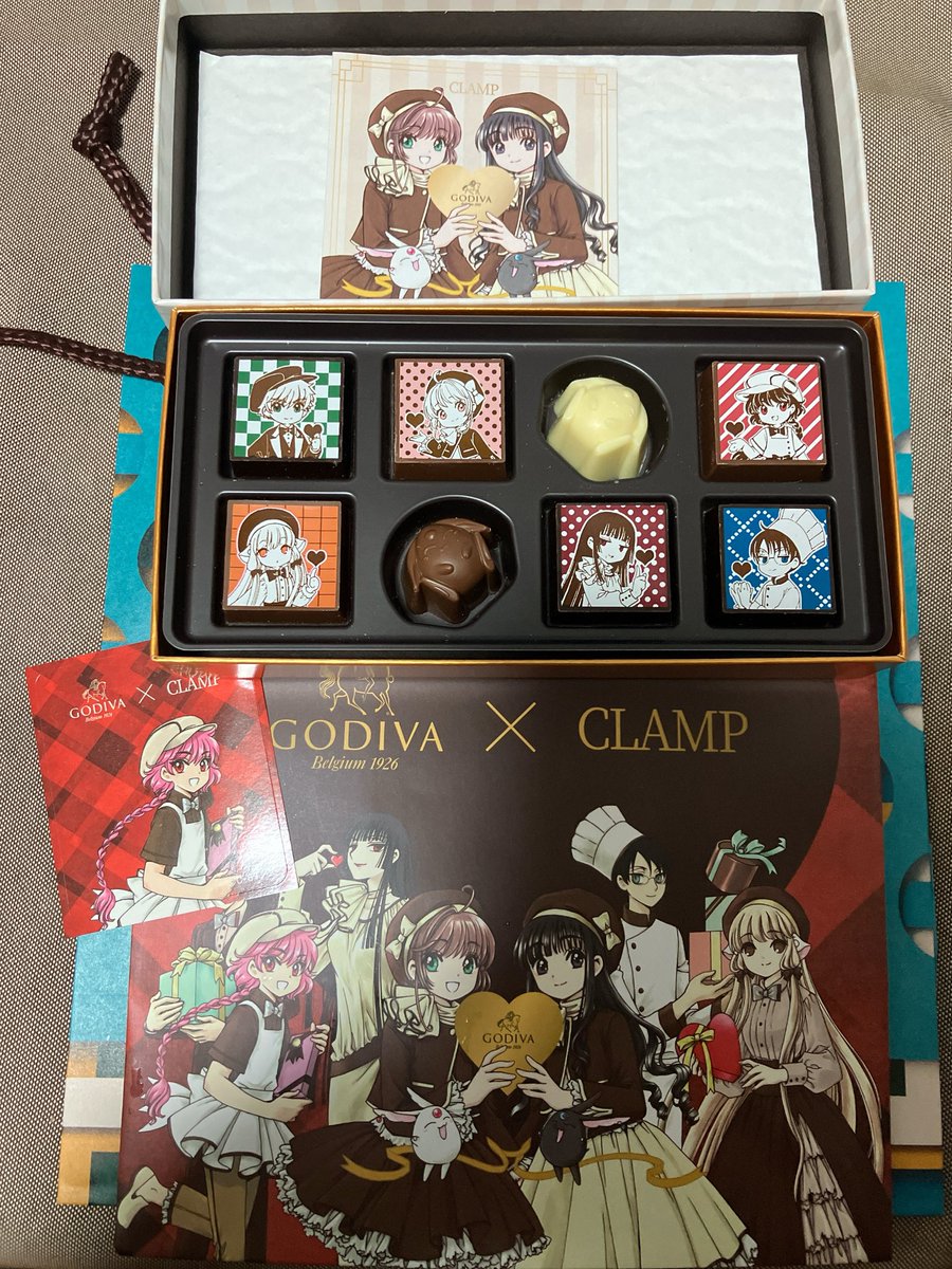 ゴディバ×CLAMP初コラボ限定チョコ、発売初日即完売