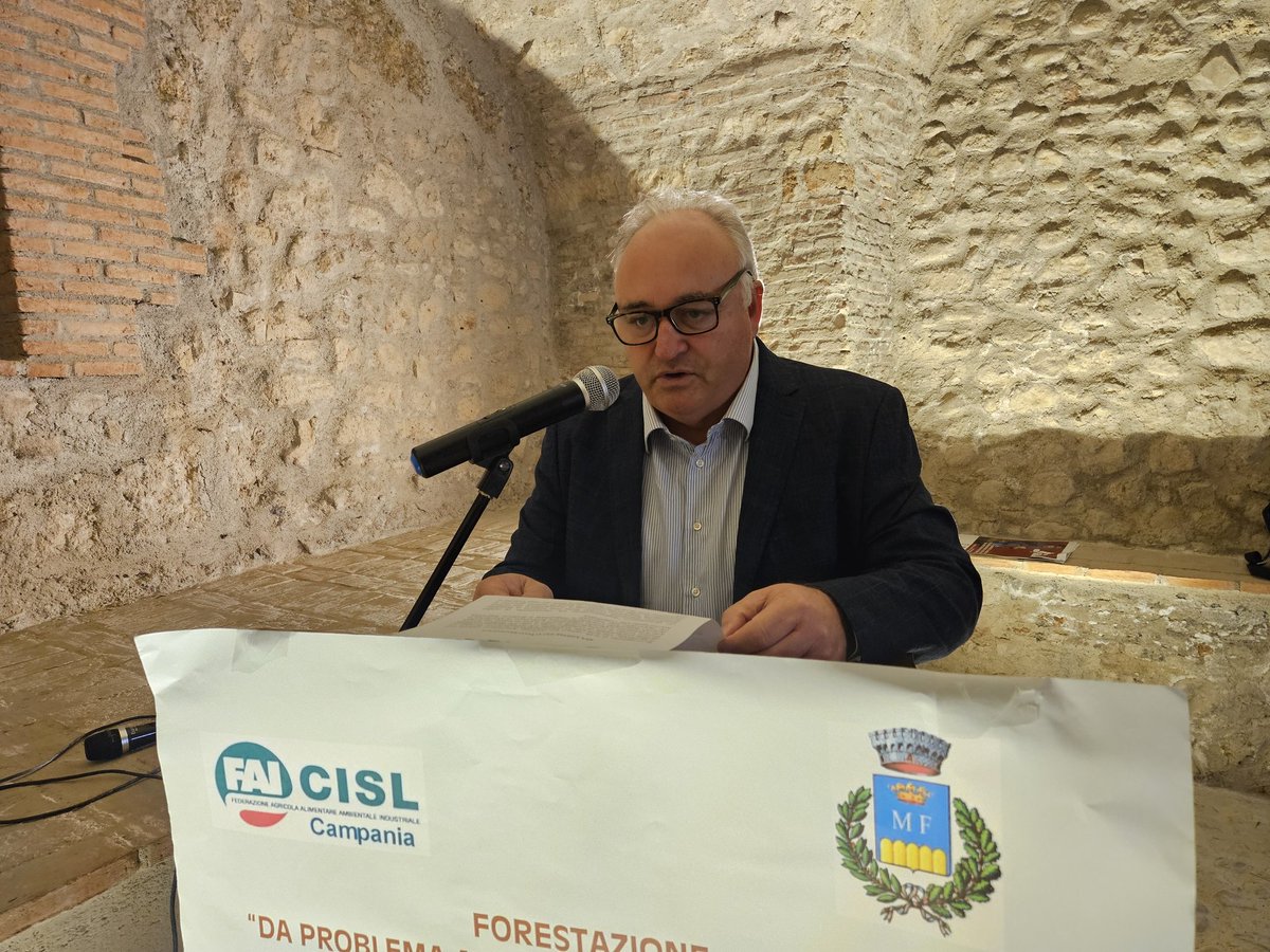 fai_cisl's tweet photo. #1ottobre, grande partecipazione per l'incontro organizzato dalla #FaiCisl #Campania sui temi della  #forestazione "Da problema a risorsa per le aree interne". Oltre 200 #lavoratori forestali presenti all'iniziativa, aperta dal Segretario regionale della Fai regionale @BrunoFerraro_  alla presenza di autorità locali, dell'Assessore all'Agricoltura @Reg_Campania @NicolaCaputo, del Presidente @MontagnaUncem Campania Vincenza Luciano e del Segretario Generale @OnofrioRota che concluderà i lavori.