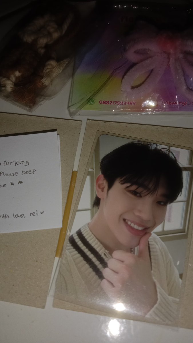 THANK YOU SO MUCH FOR THE GIFT OMG!! so happy cuz i got a photocard of my first love in ZB1 akshaodgskgdkdgdlshs hope you always be happy n healthy and always loving our zerobaseone🫶🤍