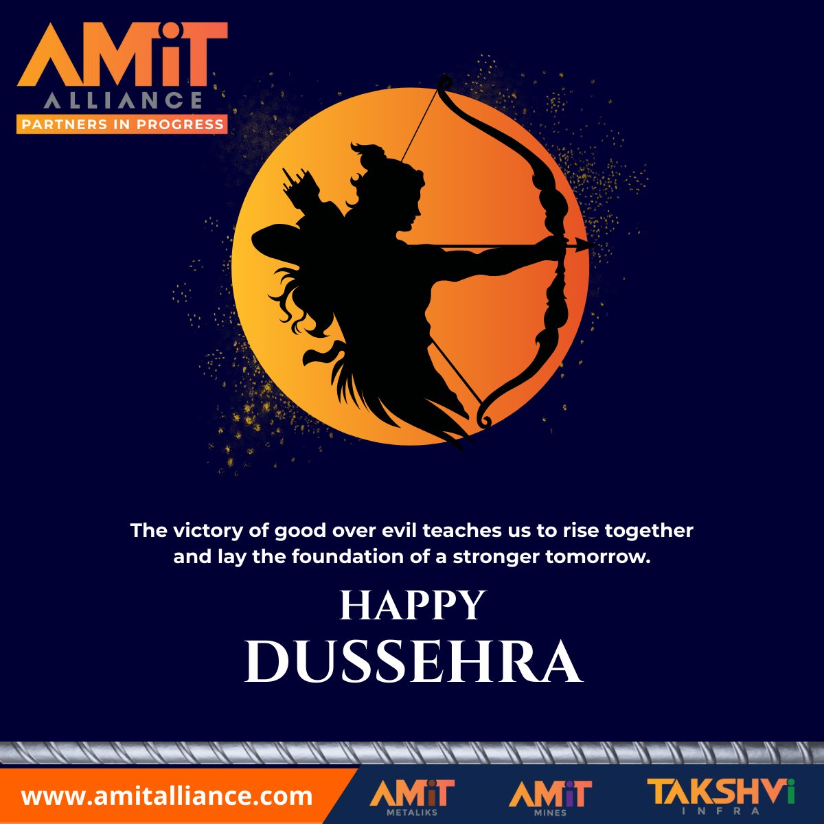 AllianceAmit's tweet image. On this Dussehra, let the victory of good over evil remind us to build a nation rooted in strength, unity, and resilience — a land where courage defeats fear and progress defeats stagnation. Happy Dussehra
#HappyDussehra #StrengthAndUnity #NationBuilding #VictoryOfGood