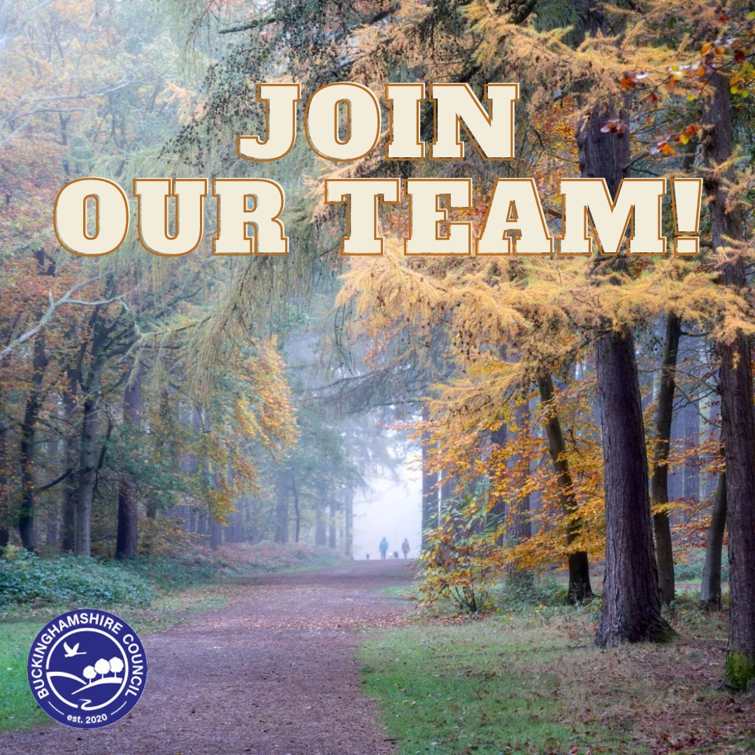 Join our team! Last chance to apply to become our 'Parks Business Support Officer'. Deadline for applications - midnight Sunday 5 October 2025.
To find out more visit jobs.buckinghamshire.gov.uk/job_detail/333…