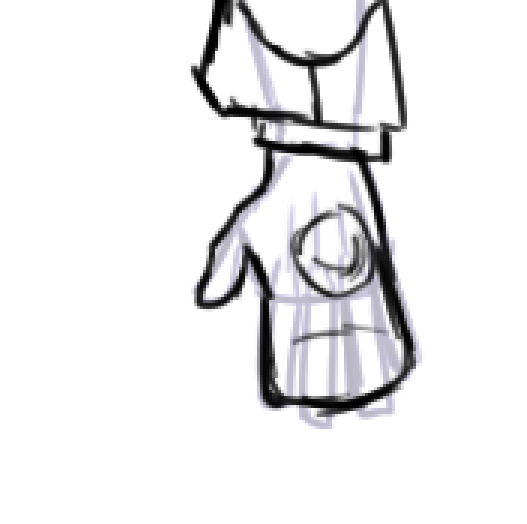 mako_fwo's tweet image. dogshit at modeling hands so instead of improving im sketching my character with mittens instead #worksmartnothard