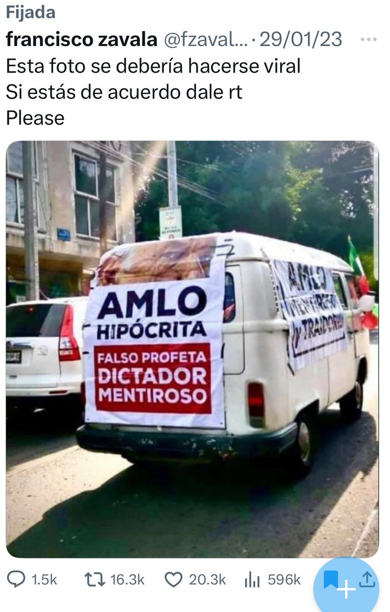 fzavala12's tweet photo. Y decían que no 
Q #NarcoExPresidenteAMLO 
No es un Dictador https://t.co/qqygShGwuZ