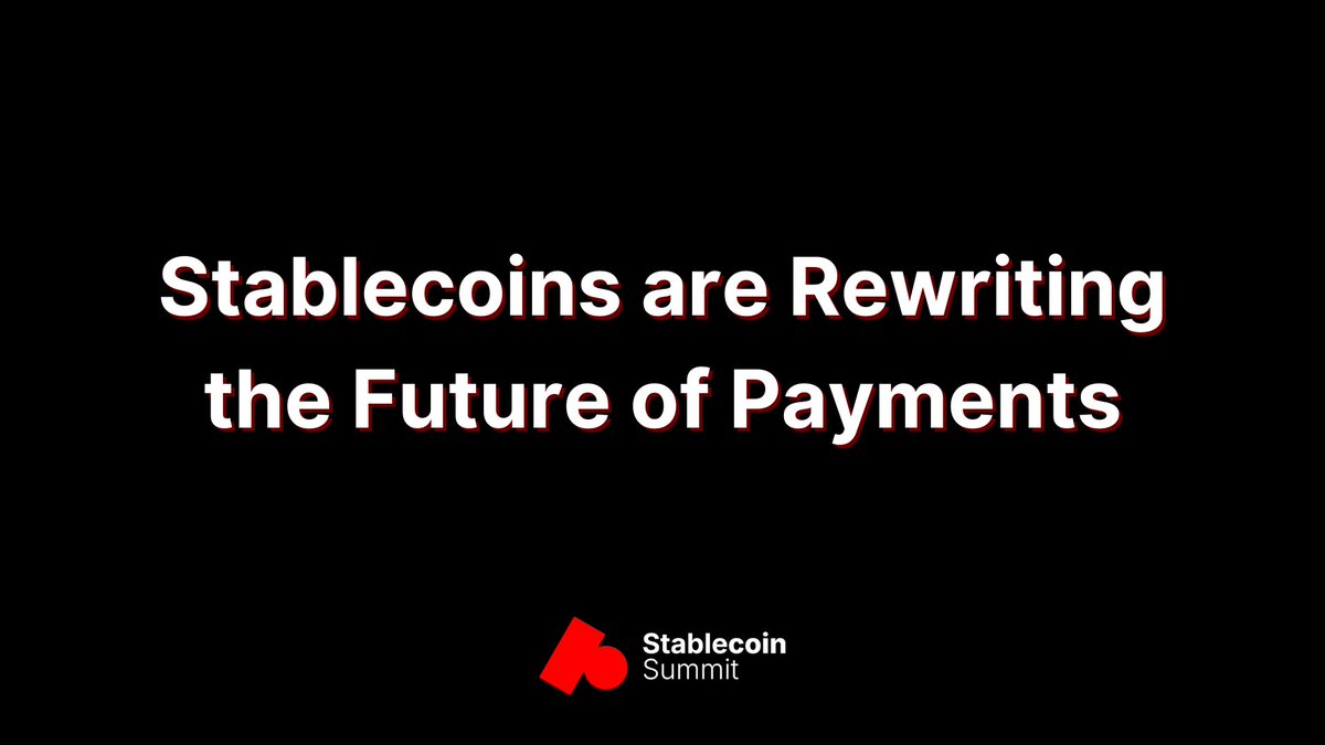 Stablecoin Summit tweet media