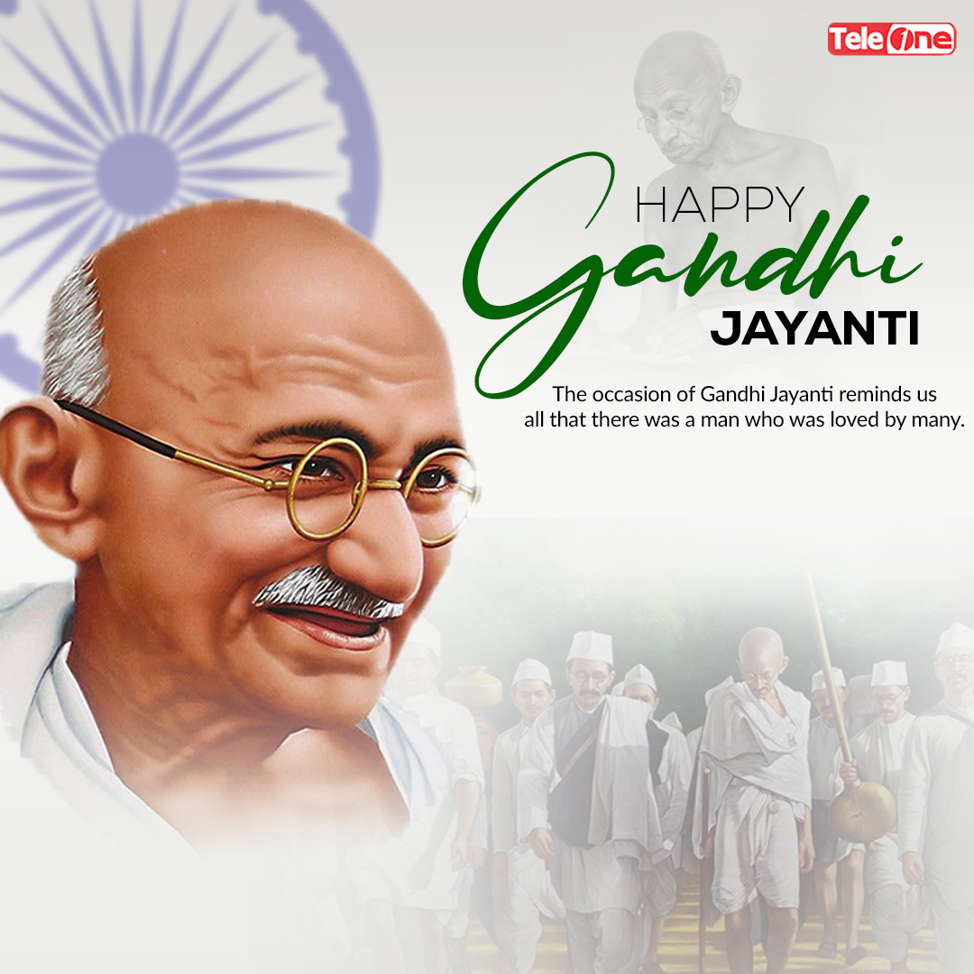 Teleoneofficial's tweet photo. 🌸 Happy Gandhi Jayanti! 🌸
🙌 Celebrating the birth anniversary of Mahatma
Gandhi – the symbol of simplicity, peace &amp; strength.
💚🤍🧡

#teleone #teleoneproducts #teleoneayurveda
#GandhiJayanti #Peace #NonViolence #Truth
#MahatmaGandhi #BeTheChange #Leadership https://t.co/FX0UVulp7I