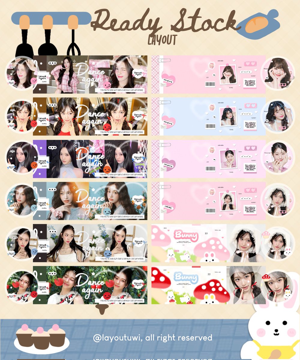 ❤️ : help repost? thanks a bunch!

halo ꒰ᐢ⸝⸝⸝ᐢ꒱⸒⸒ aku bawa layout ready stock CLEARANCE SALE no retext˖ 🍀🪞yang bisa kamu jemput sekarang juga melalui kotak pesan yang tertera pada profilku. ୨ৎ

#zonauang 
#zonaba