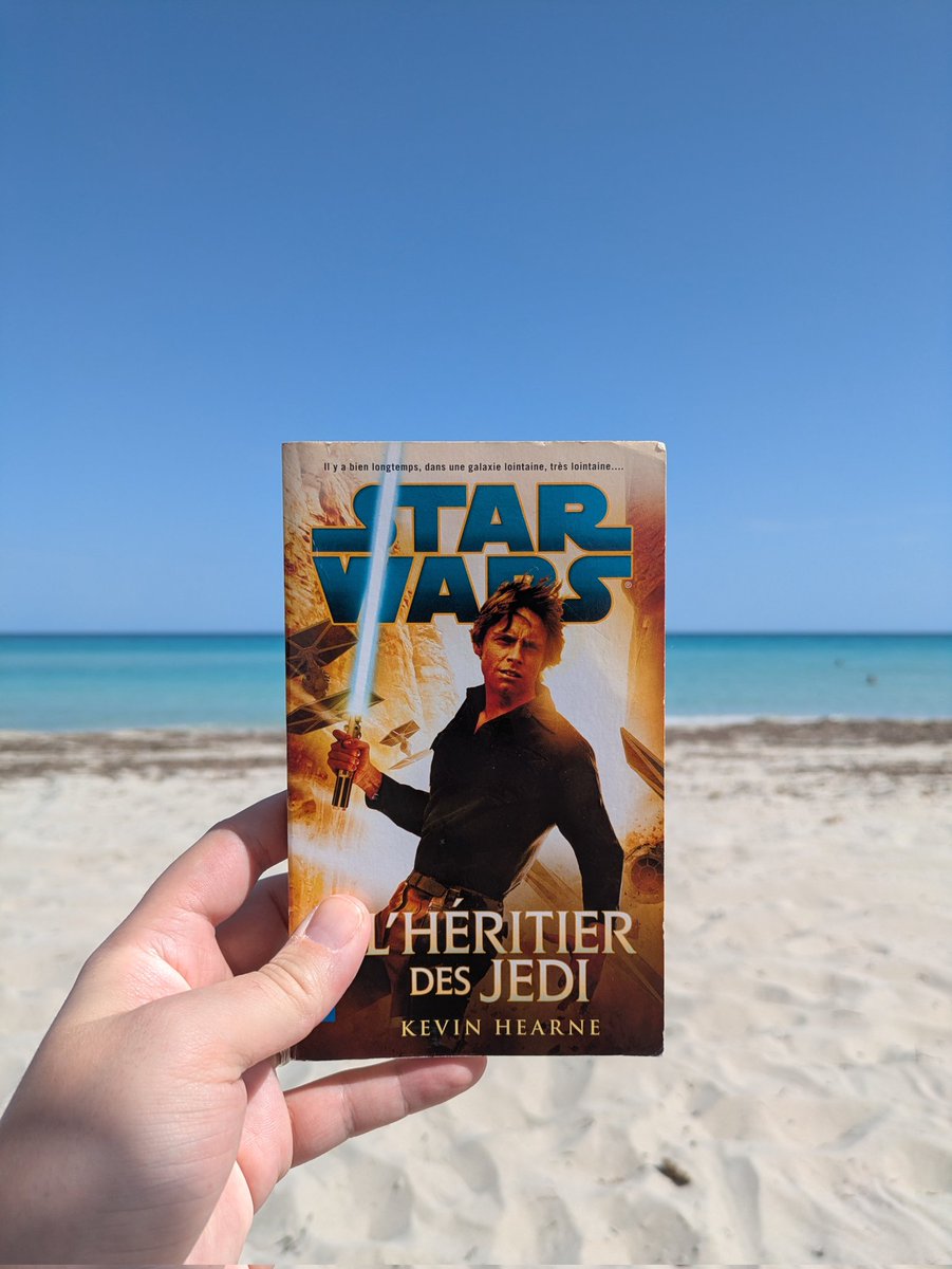 🇹🇳 Ça se baigne, ça se prélasse, ça lit.

(Merci <a href="/LePichonRonchon/">Le Pichon Ronchon</a> pour le prêt de ce roman #StarWars désormais introuvable !)