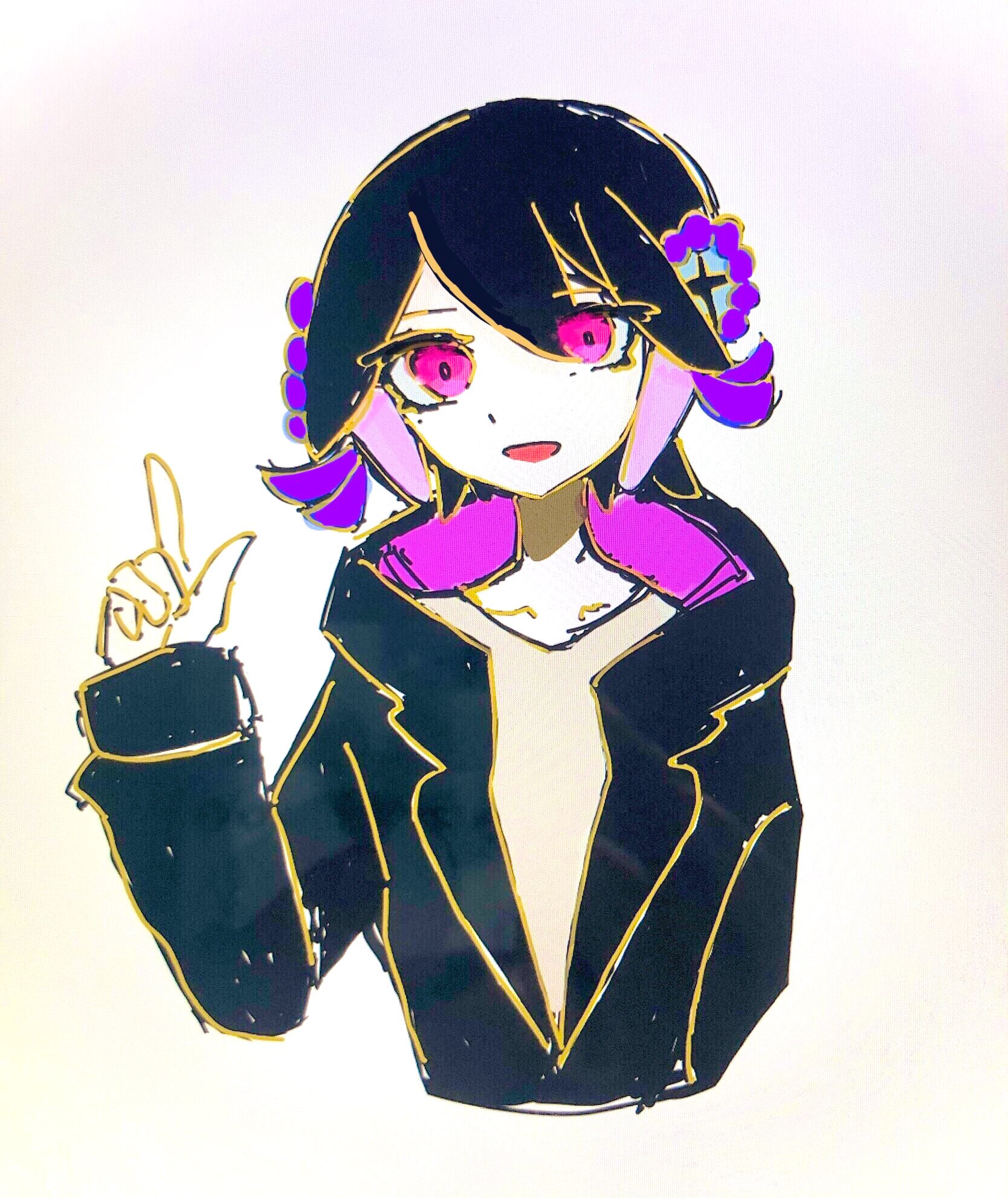 とももん　手描き　イラストリクエスト 手描きイラスト リクエスト＊【A5】