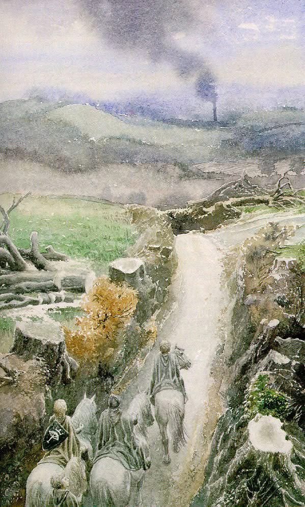 Scouring of the Shire
By Alan Lee