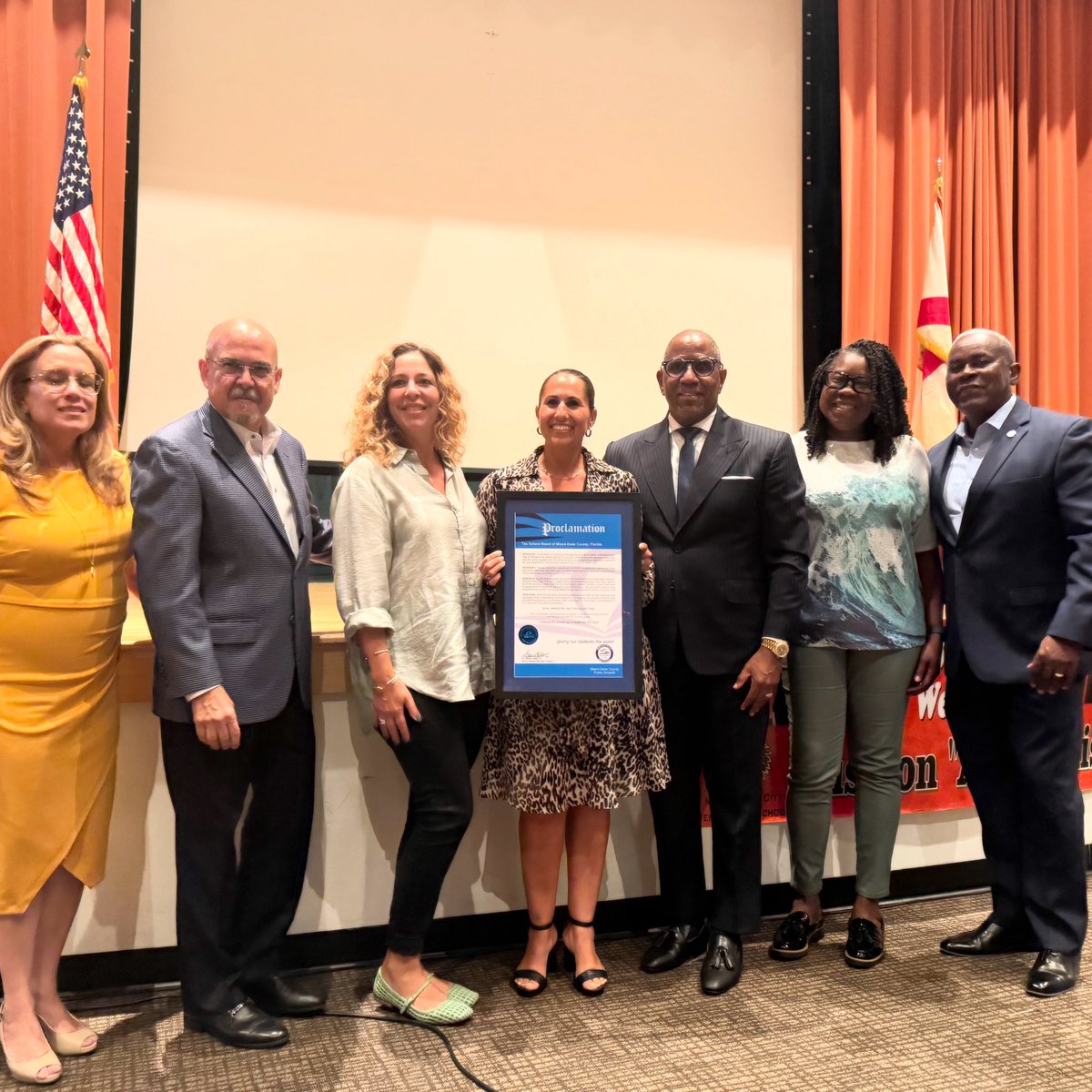 A big thank you to District 1 and @stevegalloniii for the wonderful recognition at the Town Hall meeting for our school maintaining an “A”. Thank you to all of our stakeholders for your continued support in ensuring we are one of the top performing schools in the <a href="/MDCPSNorth/">M-DCPS North Region</a>