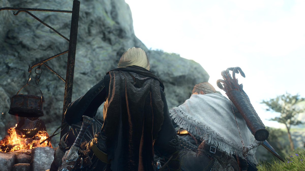 Elm_DD2's tweet image. 【あなたのポーン撮らせていただけませんか？】
初回のゲストはノエルさん（@unyi_t さん）とルーシェさん（@Milla_DD01 さん）

4人パーティはとても新鮮で面白いですね

色んな景色と一緒にこれからも共有します📷

#ドラゴンズドグマ2
#TheArisenWantMore #expandDD2