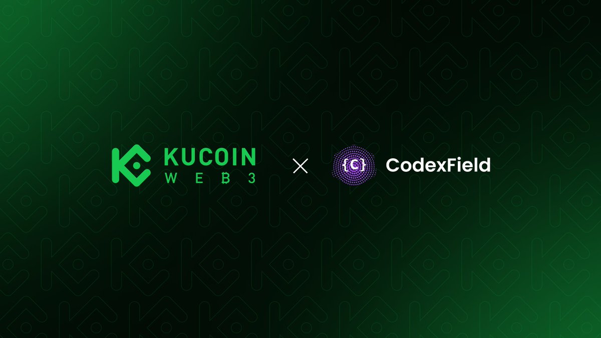 KuCoin_Web3's tweet image. 📖 @KuCoin_Web3 wallet x @CodexField

CodexField is built on #BNBGreenfield, they are realizing decentralized content storage and sharing.

🎁 Stay tuned for the 5,000 USDT airdrop campaign (KuCoin Web3 users only)

Discover more on KuCoin Web3 Wallet 👇
kucoin.com/web3/download