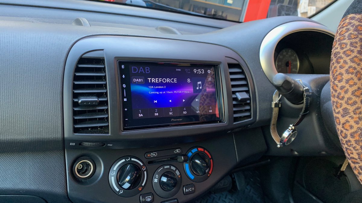 dynamic_audio's tweet image. Nissan Micra 2009 model here for a stereo upgrade and again we installed the super popular Pioneer SPH-DA77DAB CarPlay stereo. These stereos are amazing in every way possible!

We used the Connects2 fitting accessories to complete the installation

@Connects2 @NissanUK @PioneerUK