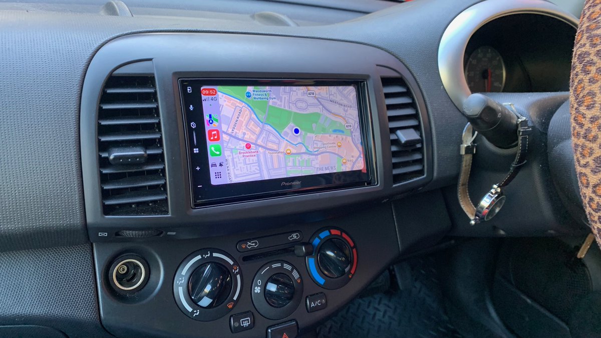 dynamic_audio's tweet image. Nissan Micra 2009 model here for a stereo upgrade and again we installed the super popular Pioneer SPH-DA77DAB CarPlay stereo. These stereos are amazing in every way possible!

We used the Connects2 fitting accessories to complete the installation

@Connects2 @NissanUK @PioneerUK