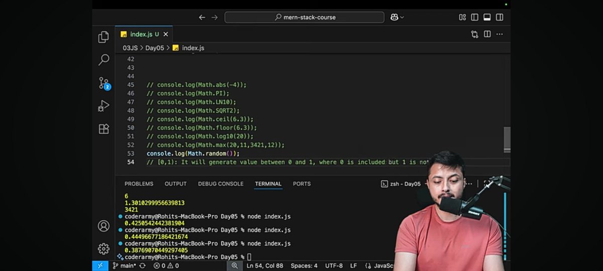 Pawan_5564's tweet image. 🧑‍💻Day 20 — JavaScript Numbers &amp;amp; Math

• toFixed(), toPrecision(), toString()
• Primitives → compared by value
• Non-primitives → compared by reference
• Math.abs(), ceil(), floor(), max(), random()
⚠️ Math.random() not secure to generate OTP

#JavaScript #DefenceChallenge