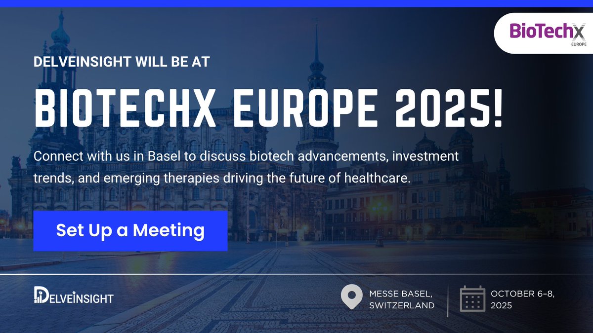 delve_insight's tweet image. @delve_insight is thrilled to announce our participation at #BioTechXEurope2025, taking place in Basel, Switzerland from October 6-8!

Visit for more: tinyurl.com/2s4djehe

#BioTechXEurope #DelveInsight #BiotechInnovation #HealthcareTrends #Basel2025 #MeetUsThere