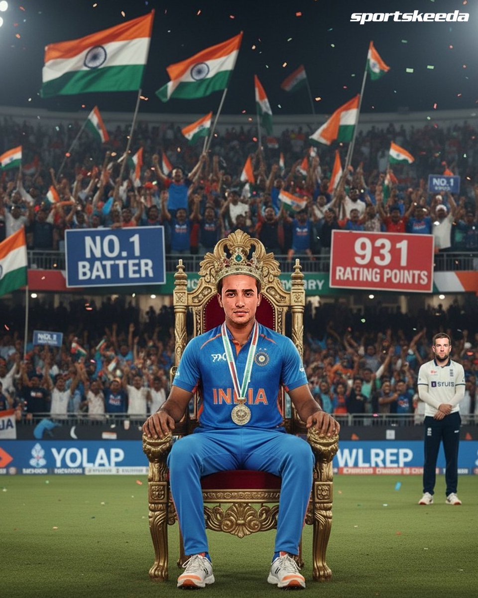 🔹 No.1 T20I batter
🔸 Most runs in Asia Cup 2025
🔹 Most sixes in Asia Cup 2025
🔸 Player of the Tournament
🔹 Highest T20I batting rating points (931)

𝑻𝒉𝒆 𝒏𝒂𝒎𝒆 𝒊𝒔 𝑨𝒃𝒉𝒊𝒔𝒉𝒆𝒌 𝑺𝒉𝒂𝒓𝒎𝒂! 💙🥶

The Punjabi sensation is ruling the shortest format with the
