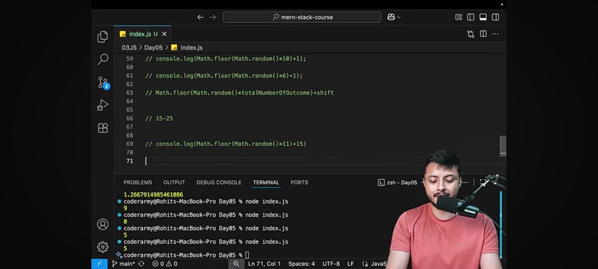 Pawan_5564's tweet image. 🧑‍💻Day 20 — JavaScript Numbers &amp;amp; Math

• toFixed(), toPrecision(), toString()
• Primitives → compared by value
• Non-primitives → compared by reference
• Math.abs(), ceil(), floor(), max(), random()
⚠️ Math.random() not secure to generate OTP

#JavaScript #DefenceChallenge