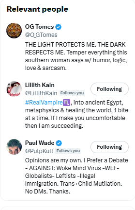 O_GTomes's tweet photo. Oh LO.0K @PulpKult @LillithKain
*wheezy lafN*
Y'all are so SPECIAL 2 little ol' Me.
#SpecialAgents #SuperStalker #relevant
Where is @wilkravitz ????
You know, he is probably writing away in his blog #VampireWonderland by night and teaching young minds by day. https://t.co/syxfH3vhCw