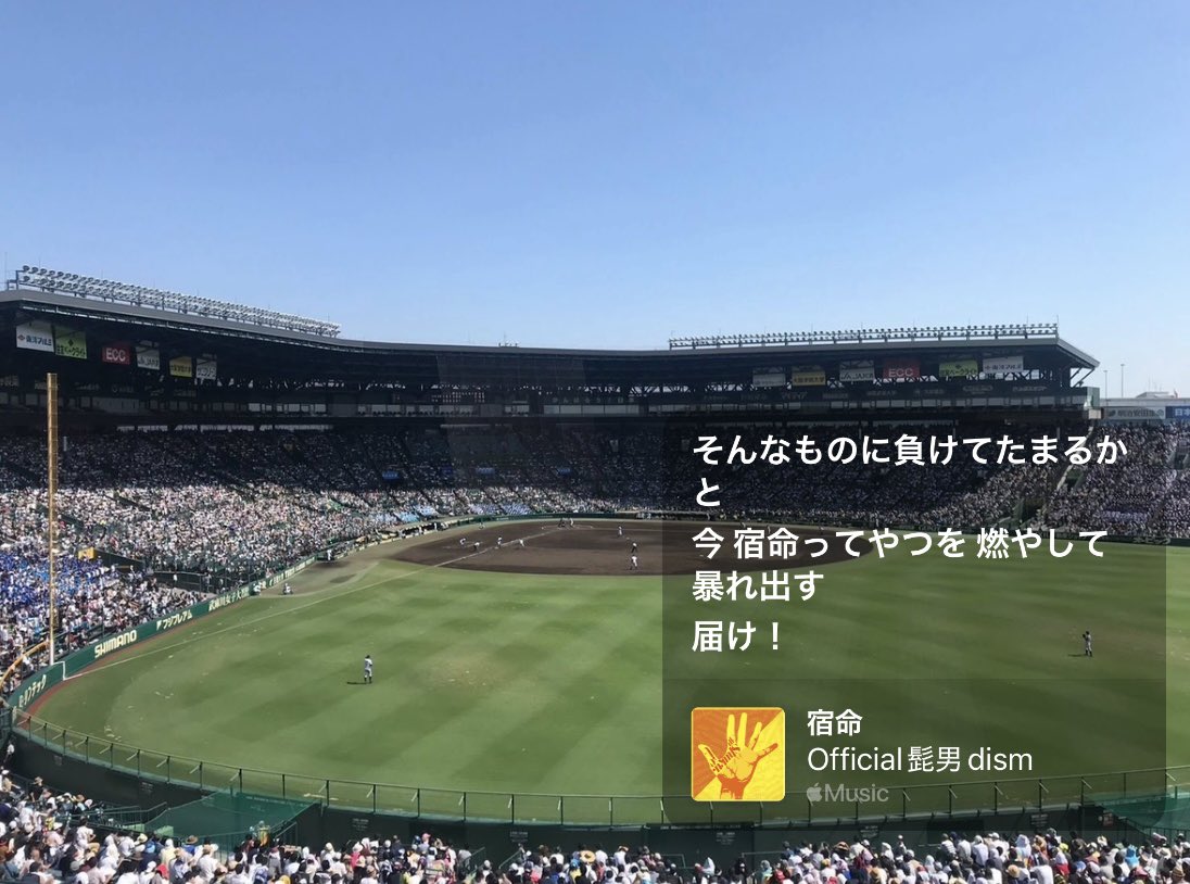 宿命は2019年の野球応援に行ったときに甲子園球場でずーっと流れてて、それがきっかけで髭男の曲色々聴くようになった🎧
ロッキンでは髭男途中からしか見れなくて
宿命聴けなかった🥲
いつか生で宿命聴きたい
髭男のワンマン行きたい❤️‍🔥