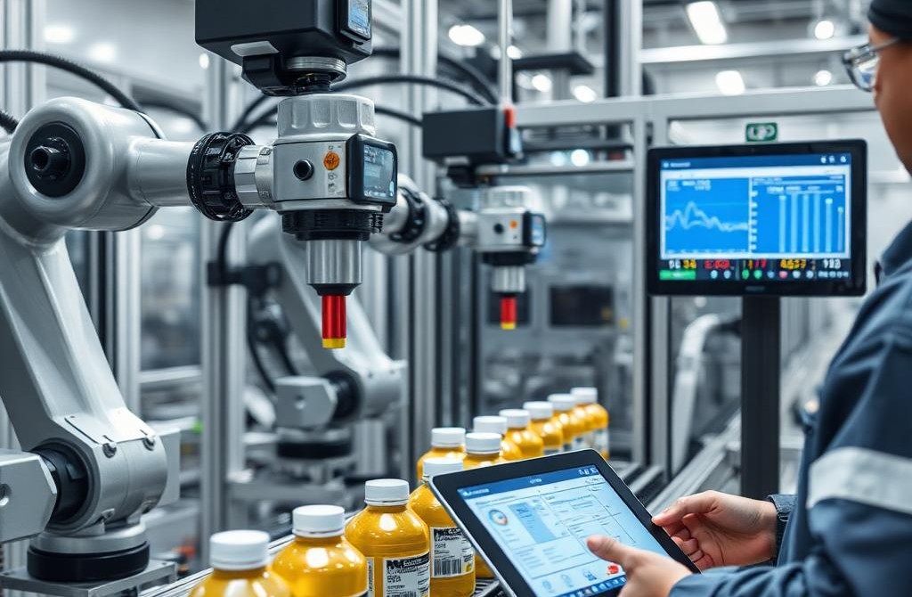 VIBSoftware's tweet image. Voordelen automatisering bij etikettering chemische producten uficode.nl/voordelen-auto… Image: AI-gegenereerd #etikettering #chemischeproducten #automatisering #herlabelling #productverspilling #milieuvriendelijk