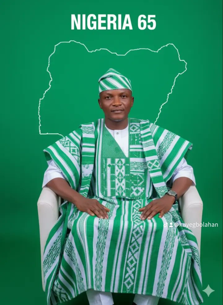 KuyeG87231's tweet photo. Nigeria is a bless country which flows with milk and honey. You're celebrated today, good tidings flows in the more. Happy independence to my country Nigeria.🙏🌹👑🎂❤💯 https://t.co/O8jkLvwpnY