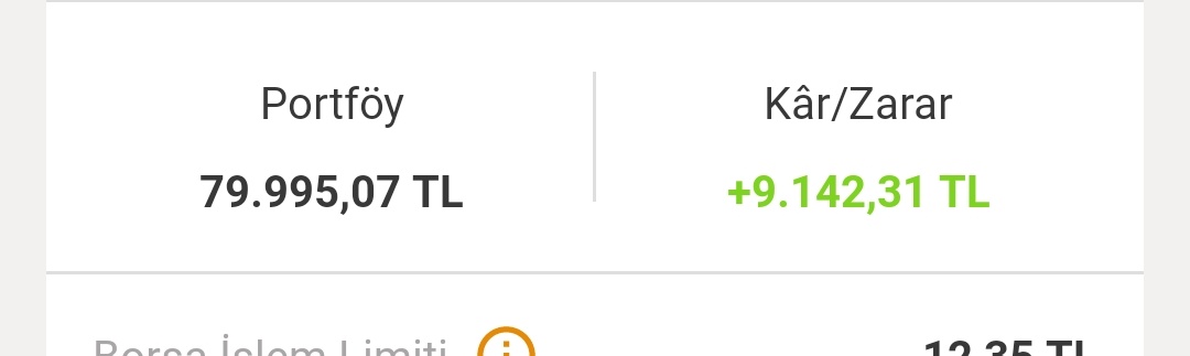 Eylül ayı çalkantılı geçti ama en çok bu ay ekleme yaptım. portföy 80k oldu diyelim kâr 9k.. 1 tane hisse değişikliği oldu 
Çıkan hisse : #akcns 
Giren hisse : #ttrak 
Portföyüm: #froto #ttrak #tuprs #ismen #anhyt #enjsa