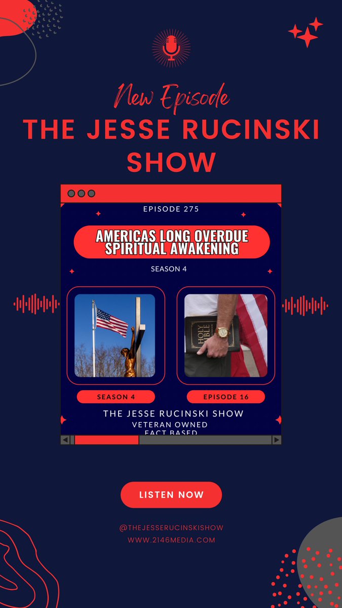Happy Wednesday. Listen now. 

podcasts.apple.com/us/podcast/the…

open.spotify.com/episode/3PTqBl…

open.spotify.com/episode/3PTqBl…

go.goodpods.com/CbhIMT

music.amazon.com/podcasts/043ec…

iheart.com/podcast/269-th…

audible.com/pd/B0FT2WQN1L?…

overcast.fm/+AAxFkrejgTw

#PodcastCommunity #Podcasts #Veteran #share